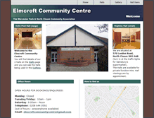 Tablet Screenshot of elmcroftcc.org.uk